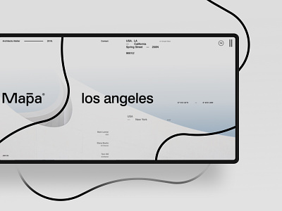 Mapa desktop e-commerce exploded grid minimal minimalism pure site ui ux web