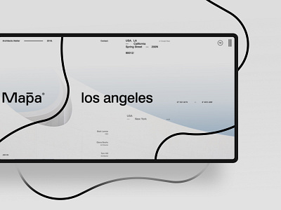 Mapa desktop e commerce exploded grid minimal minimalism pure site ui ux web