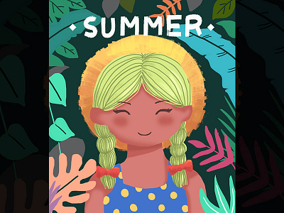 Summer Girl illustration