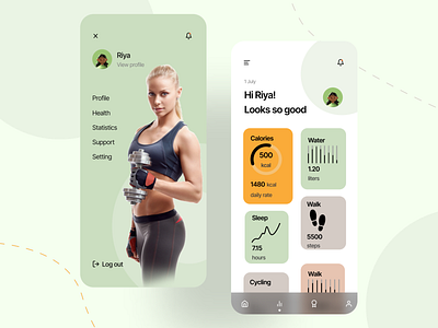 Fitness Mobile UI booking branding design graphic design interface popular shot ui uiux