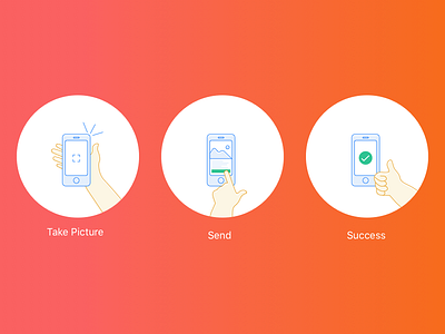 Simple Illustrations for Mobile App Project