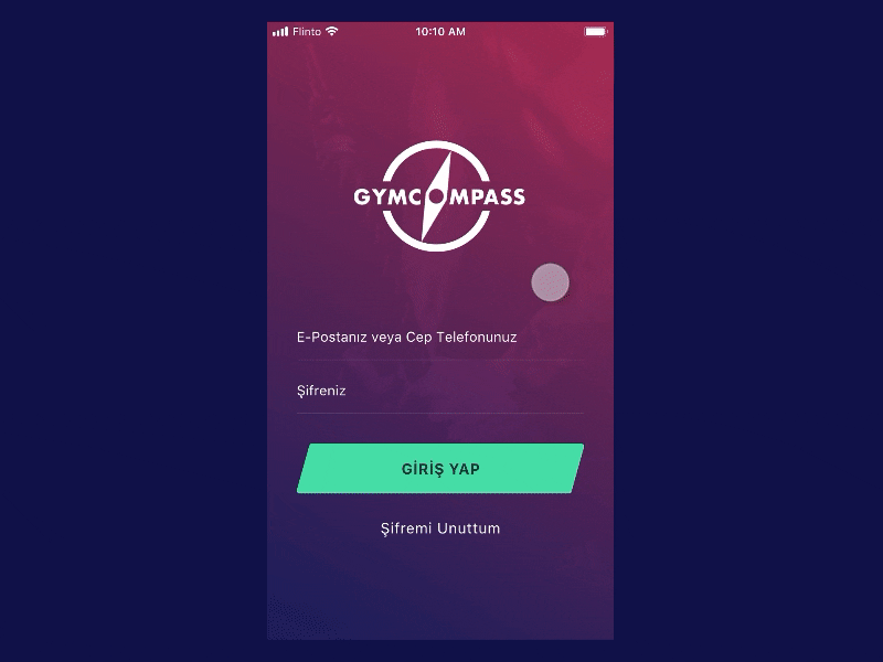 Password Reset — GymCompass App