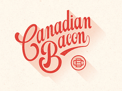 Canadian Bacon canadian bacon lettering logo script