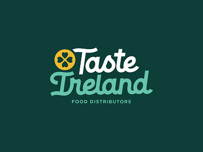 Taste Ireland lettering logo script