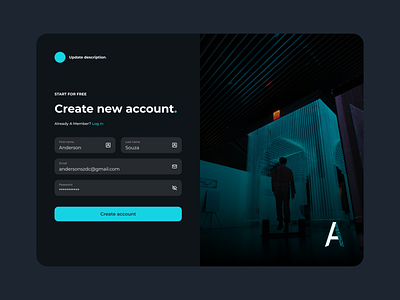 My-signup-page design login ui ux