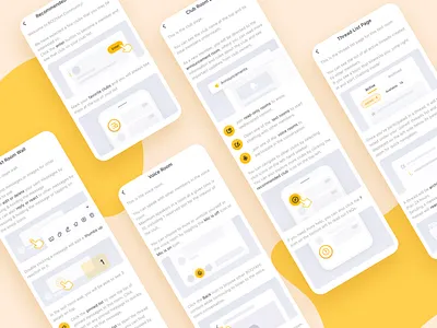 BOOYAH App - Tutorial Pages (Light) branding design graphic design illustration light mode mobile tutorial ui ux voice room web