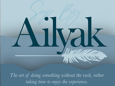 Ailyak Box Front branding design flat logo minimal package design soap soap packaging soapbox typography