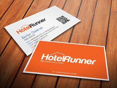HotelRunner Business Card business card design