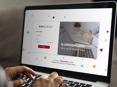 Human Resources Interview Platform human resources login ui web design webdesign