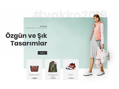 Vakko Couture Landing Page design ecommerce fashion website landingpage store design ui webdesign