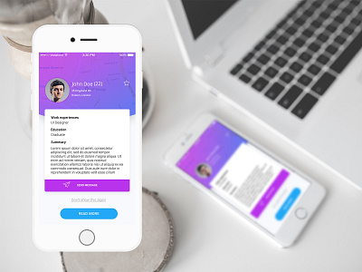 Mobile Application - HR design hr job mobile mobile app design recruitment ui