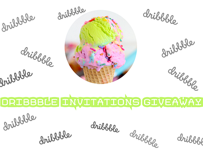 Giveaway dribbble invite giveaway invite