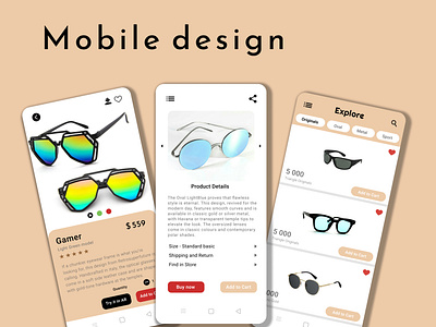 Glasses shop App