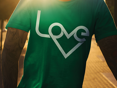 Love Logo Shirt branding heart icon logo logotype mark shirt t shirt