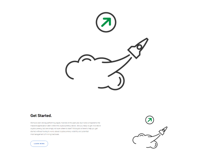 Get Started Illustration for midcrypto.com cloud rocket illustrator ux ui svg illustration vector