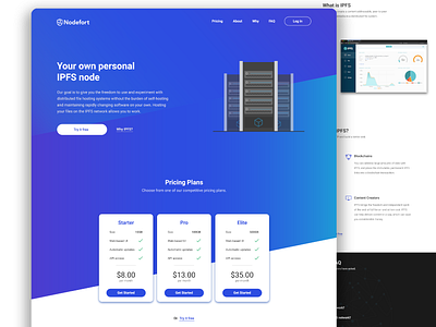 Nodefort.io landing page redesign banner design hero hero banner illustration interface landing landing page ui ux vector website