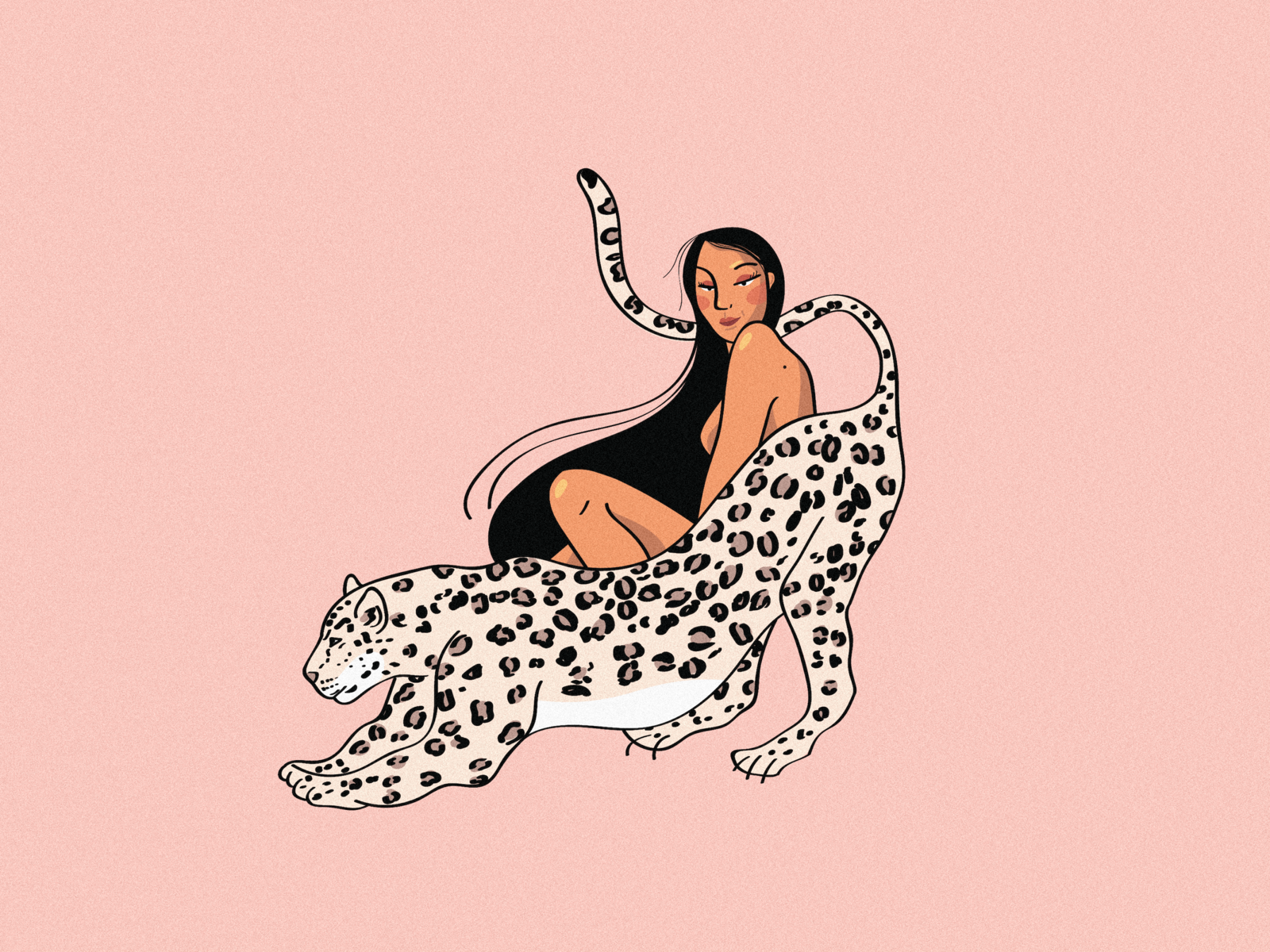 Snow Leopard Goddess 💫 by Helga Jiang on Dribbble