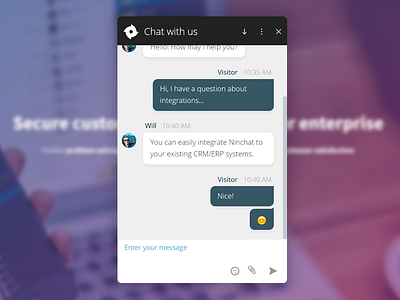 Ninchat customer service chat