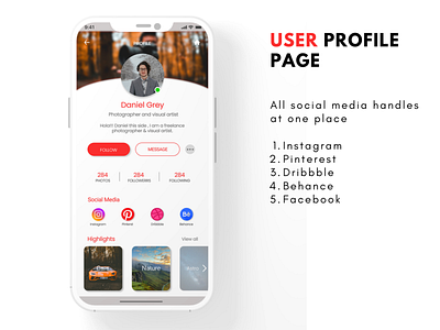 User Profile Page