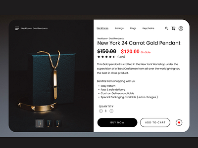 Product Page Screen