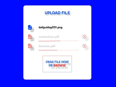 UPLOAD FILE dailyui design ui