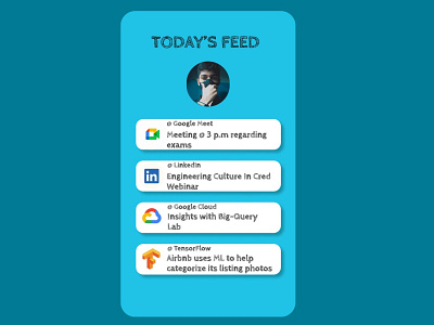 ACTIVITY FEED dailyui design ui