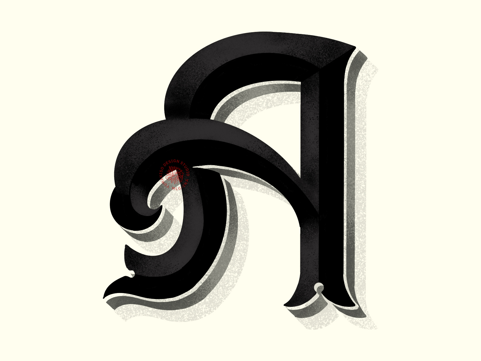 A - 36 days of type by Dimas Fakhruddin on Dribbble