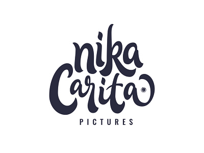 Nikacarita calligraphy custom type hand lettering lettering logo design logotype typography