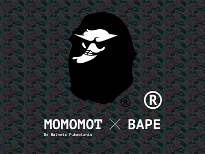 MOMOMOT x BAPE bape branding 魔卡斯
