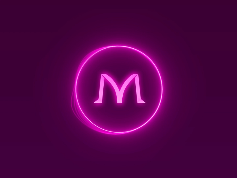M app illustration logo ui ux