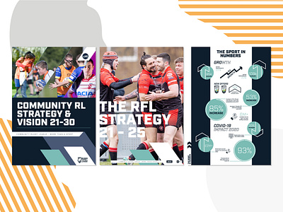 The RFL 2021 branding design illustration