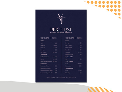Price List branding logo price list