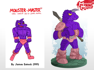 Monster-Master beast grayskull he-man lizard lizardman masters of the universe monster monster-master