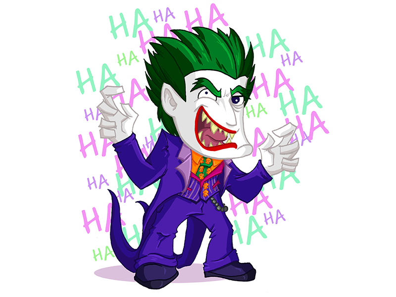 The Joker evil arkham illustration villain lego batman joker