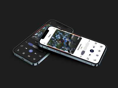 Music Player Screen Design app design figma ios music player ui