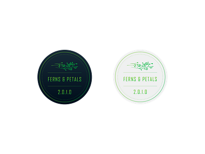 Ferns & Petals Logo Design. adobe illustrator brand design brand style guide branding branding identity graphic design logo logo design personal branding visual identity