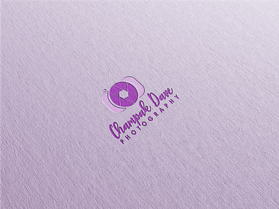 Champak Dave Photography - Logo Design adobe illustrator brand design brand style guide branding design illustration logo logo design personal branding