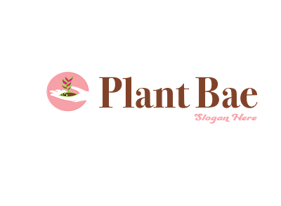 plantbae logo c 4 03 flat icon illustration illustrator logo minimal vector