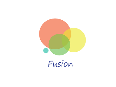 Fusion app art branding design graphic design icon illustration illustrator logo minimal