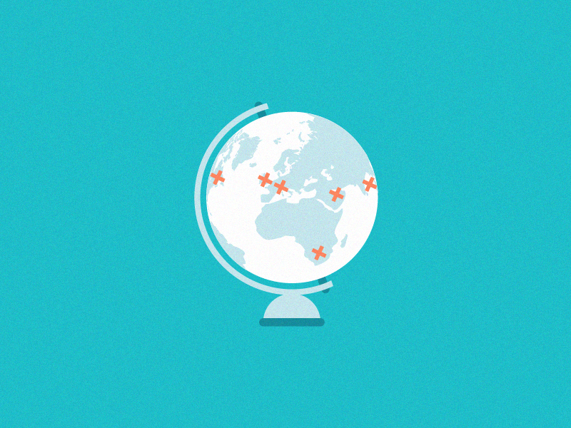 Client Locations by Natalie Larkin on Dribbble