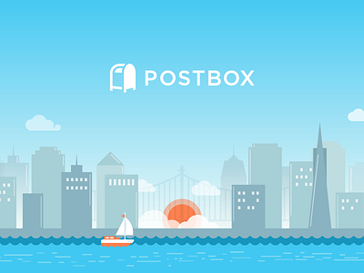 New Postbox Website animation building city skyline design golden gate bridge illustration postbox san francisco website