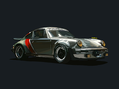 Cyberpunk Porsche