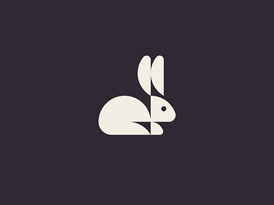 Rabbit Minimalistic Mark design logo mark minimalistic