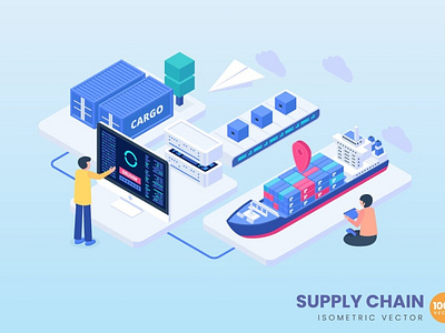 Supply Chain Concept Illustration