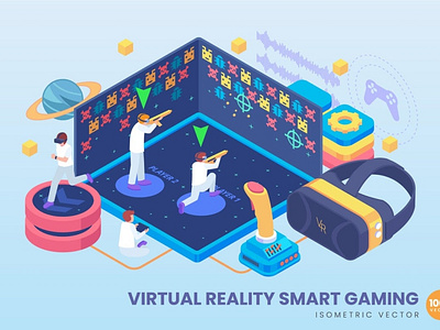 Isometric Virtual Reality Smart Gaming Concept