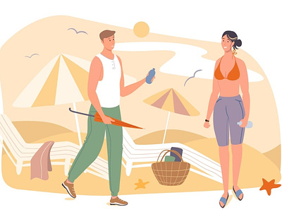 Summer Travel Web Concept