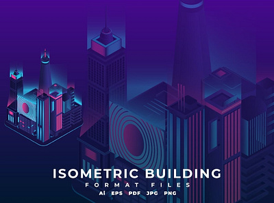 Isometric Building 3d animation 3d art 3d character 3d illustration app building city concept design graphic illustration isometric landing landing page logo page town ui web website