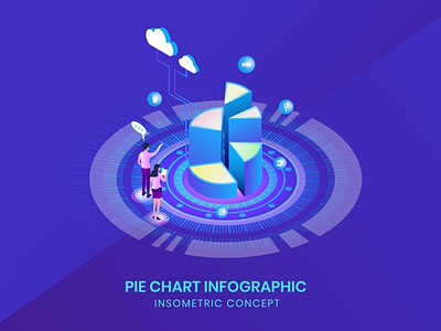 Pie Chart Infographic - Insometric Concept