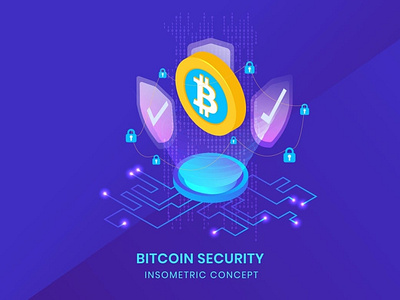 Bitcoin Security - Insometric Vector