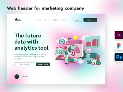 Markets - Web Header for Marketing Company